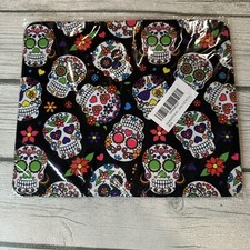 Sugar Skull Mouse Pad Mat Computer Desk Accessory Home Decor Day of the Dead New