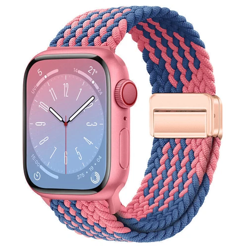 Magnet Nylon Armband für Apple Watch Ultra 2 49mm & Serie 1-9,Ersatzband 38-45mm - Bild 7 von 101