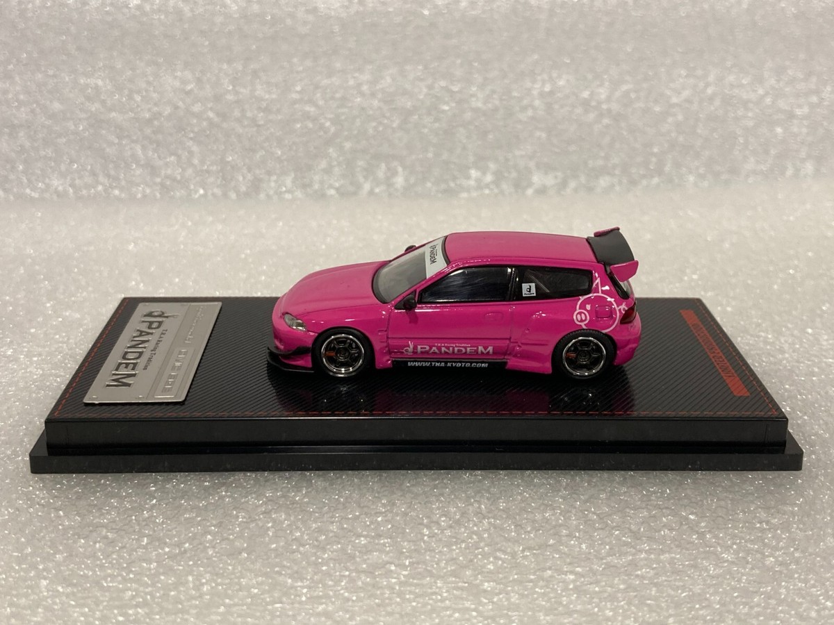 Ignition Model 1/64 IG1839 PANDEM Honda CIVIC EG6 Pink Tarmac