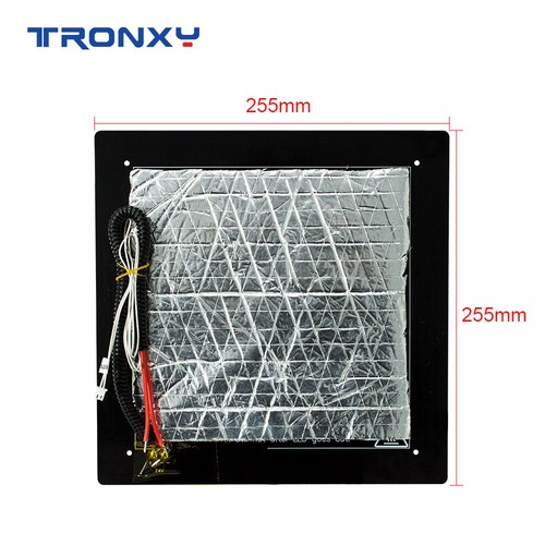 Tronxy 24V Łóżko grzewcze 220/255/310/330mm Płyta aluminiowa Łóżko grzewcze z linią Zestaw zrób to sam - Zdjęcie 8 z 10