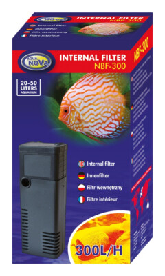 Aqua Nova Innenfilter 300l/h - geeignet für Aquarien bis 50 Liter - NBF-300