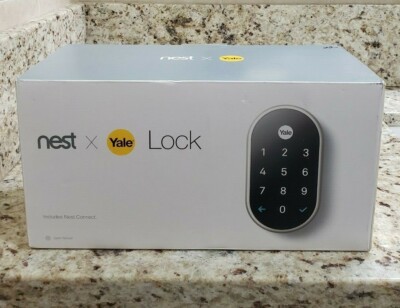 nest x yale lock satin nickel with google nest connect