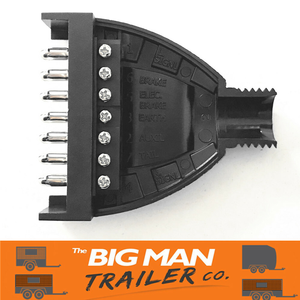 Ark Trailer Plug 7 Pin Flat Male Plastic with FPP7 UB eBay