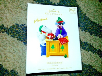 Hallmark Andenken 2010 Bah Humbug Maxine Und Floyd Weihnachten Deko Geräusch Neu