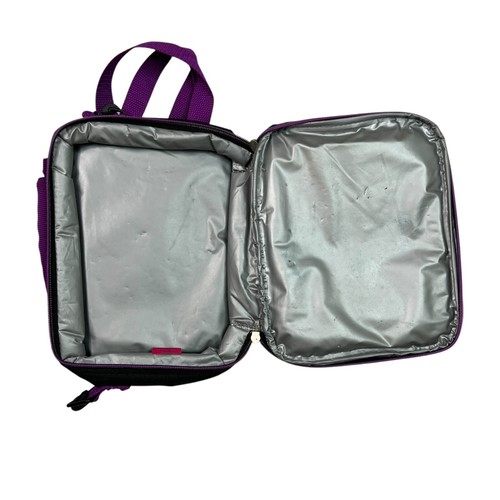 Monster High Ghoulicious 2015 Insulated Soft Lunch Box 9.5" Purple Black - Picture 4 of 10