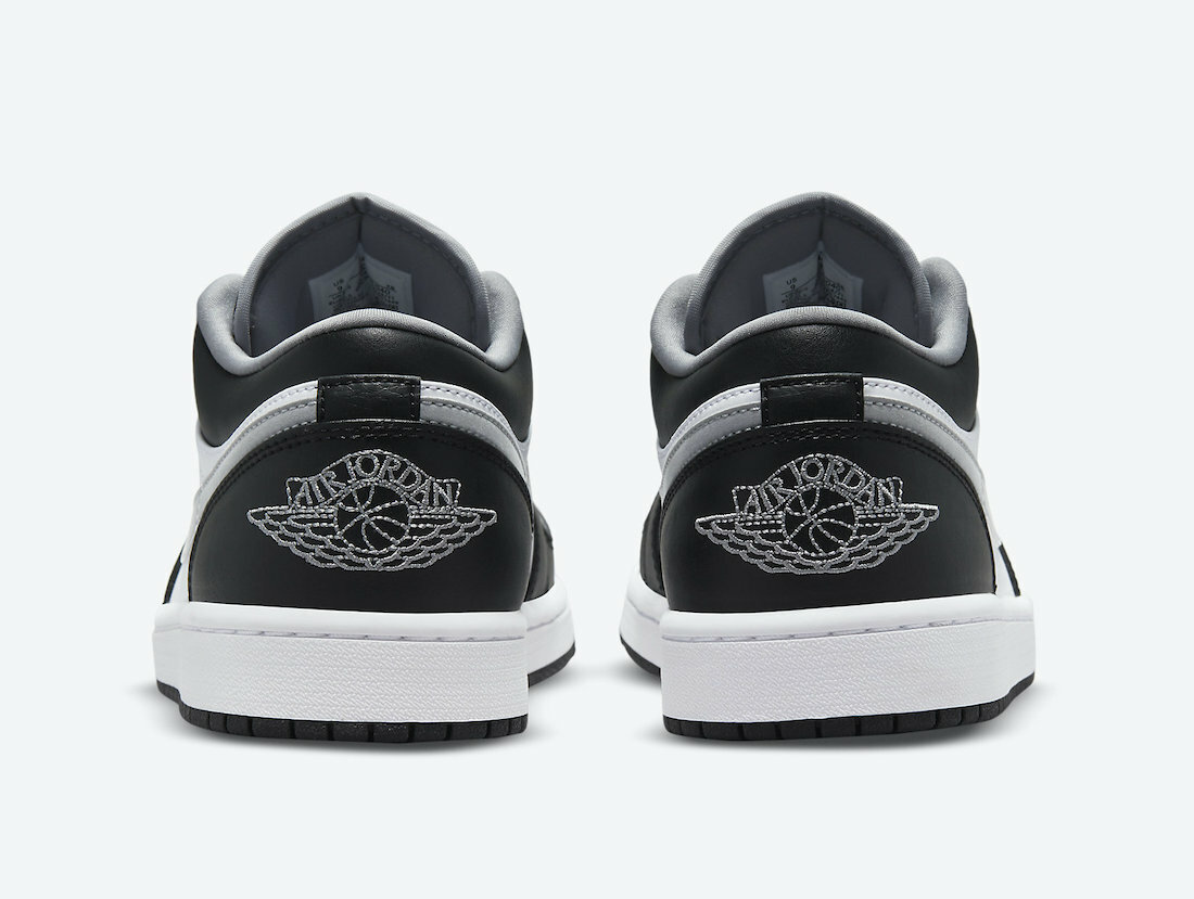 Nike Men's Air Jordan 1 Low Black/ Grey/ White 553558 040