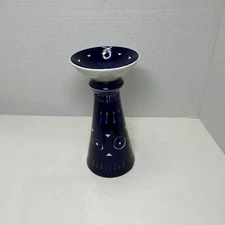 Ulla Procopé Arabia Valencia Porcelain Candlestick Candle Holder Finland Signed
