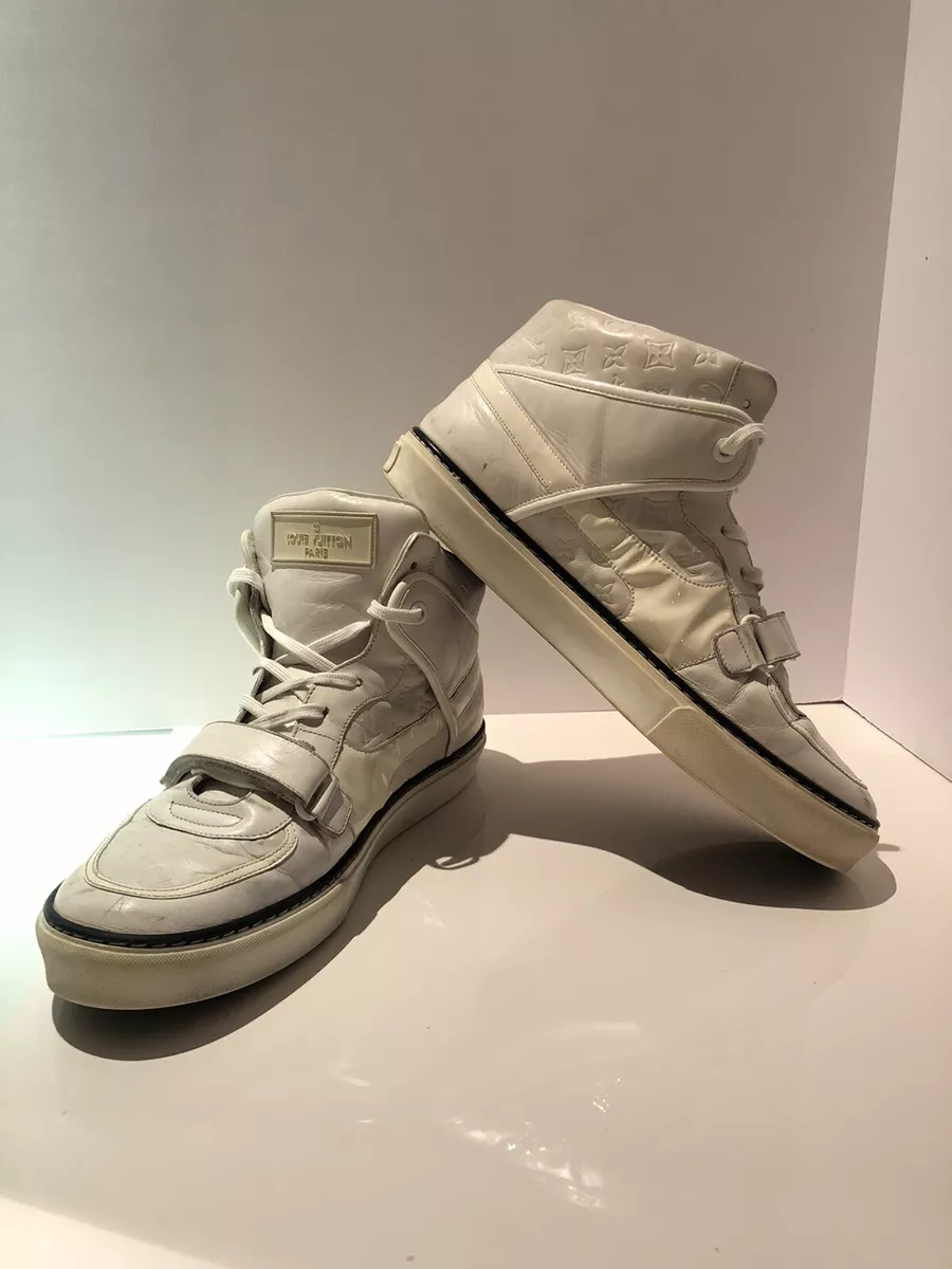 white louis vuitton shoes high top