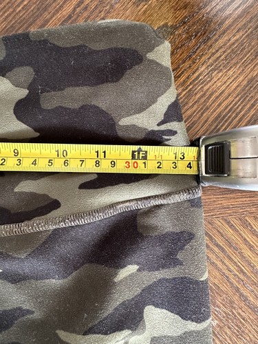 Zobha High Rise Dark Green Camo Leggings Size Med Ankle Length - Picture 4 of 5