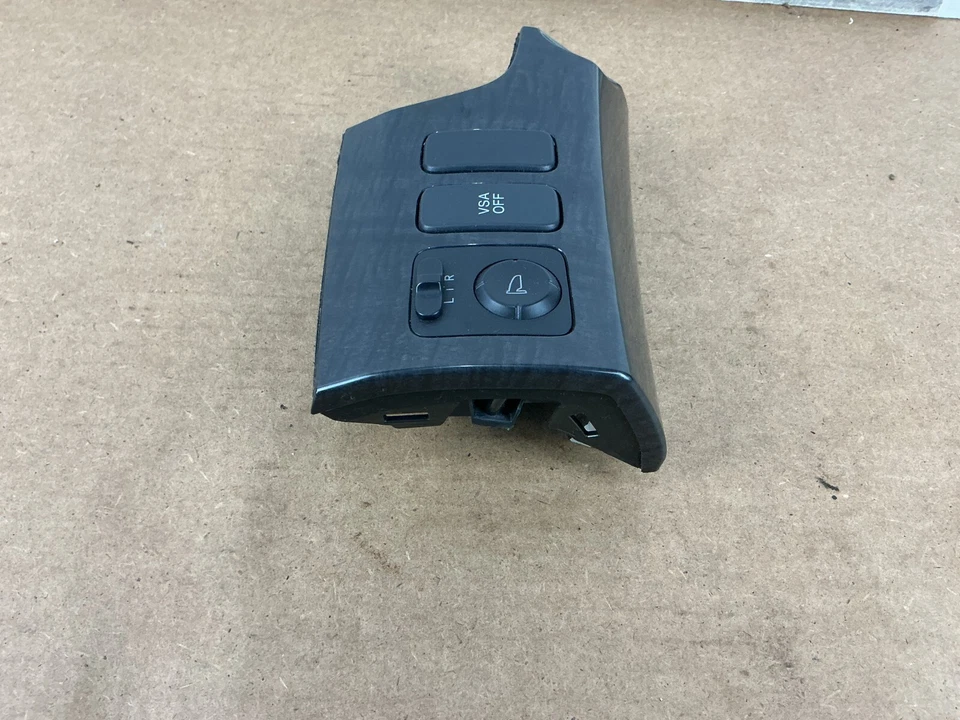 Interruptor de control del espejo retrovisor delantero izquierdo Acura MDX 2007-2013 con moldura de moldura OEM Foto 4 de 4