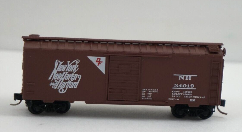 Kadee NEW YORK, NEW HAVEN & HARTFORD 34019 N Scale Box Car eBay