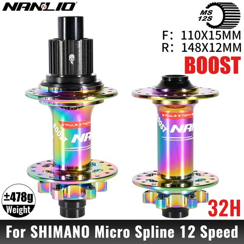 NanLio MTB Bicycle Hub 6 Pawls Boost 12x148MM 28/32Holes HG XD MS 8-12 Speed - Picture 10 of 48