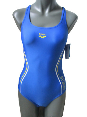 arena Damen Badeanzug , blau ,w straightline schwim pro one Piece Gr 34 , 36 Neu