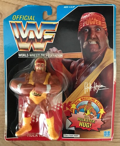 WWF Hulk Hogan Hasbro wrestling action figure MOC...