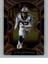 2020 Panini Select Yetur Gross-Matos 94  RC  Carolina Panthers