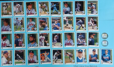 1989 Upper Deck Atlanta Braves Team Set 33 Cards Combine Shipping John Smoltz RC