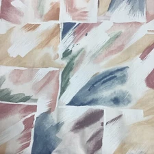 VTG 1990 Cohama Riverdale DEGAS Fabric Pastel Watercolor Abstract BY THE YARD