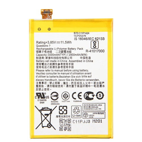 Batería Original Teléfono C11P1424 Para ASUS ZenFone2 ZE551ML ZE550ML Z00ADB Z00AD - Imagen 2 de 6