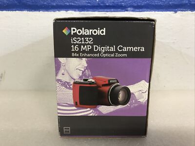 Polaroid iS2132 16.0MP Digital Camera - Black (IS2132-BLACK) for