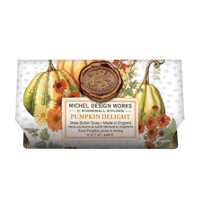 Michel Design Works Large 8.7 oz Artisanal Bar Bath Soap Pumpkin Delight