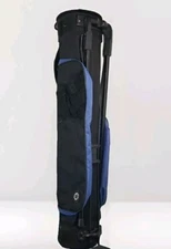 Pro Select Golf Club Pencil/Sunday Bag 2 Way Divide 3 Zippered Pockets