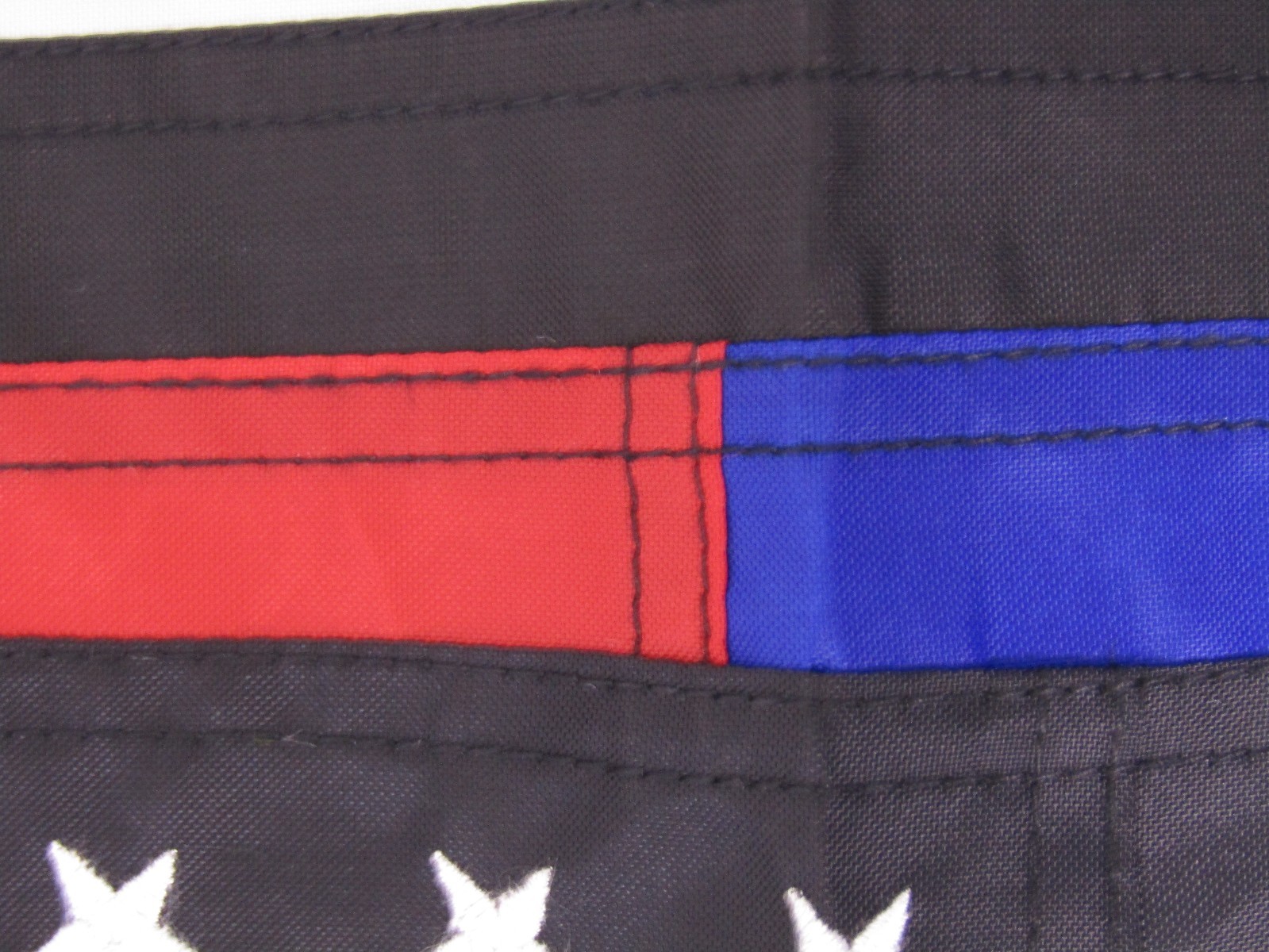 3x5 USA Thin Red Blue Line 3'x5' 210D Nylon Embroidered Flag 2 - Foto 2