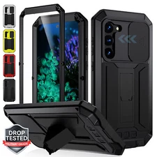 For Samsung Galaxy S25 Ultra/S24/S23+ Shockproof Armor Stand Screen Cover Case