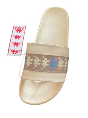 APPA 222 Banda Adam 15 Slides Lt Beige/Dk Almond/Blue Ash- Size W9/ M 7.5 KAPPA 222 Banda Adam 15 Slides Lt Beige/Dk Almond/Blue Ash  main image 2