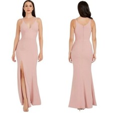 Dress The Population Iris Gown in Blush NWT