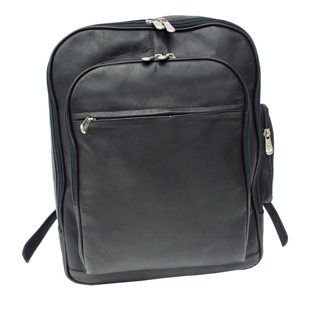 Piel Front Pocket Computer Leather Backpack