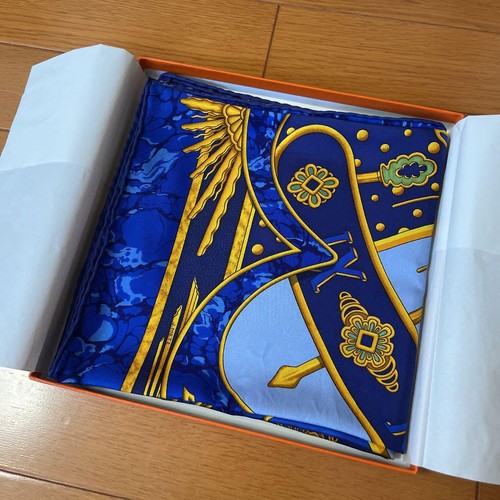 Hermes Scarf silk Carre 90×90㎝ vintage items with box express delivery post - 第 6/7 張圖片