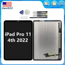 US For iPad Pro 11 4th 2022 A2759 A2435 A2761 A2762 LCD Touch Screen Replacement