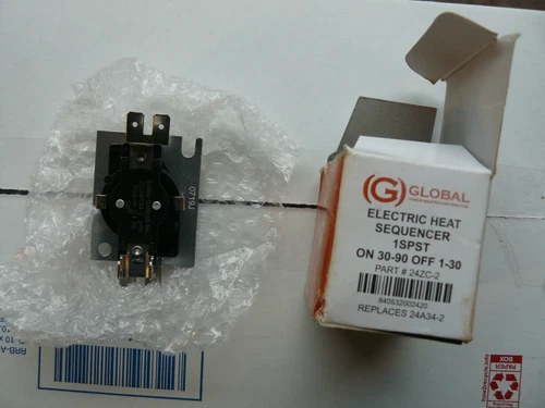 Electric Heat Sequencer 24zc-2 24A34-2 Zettler