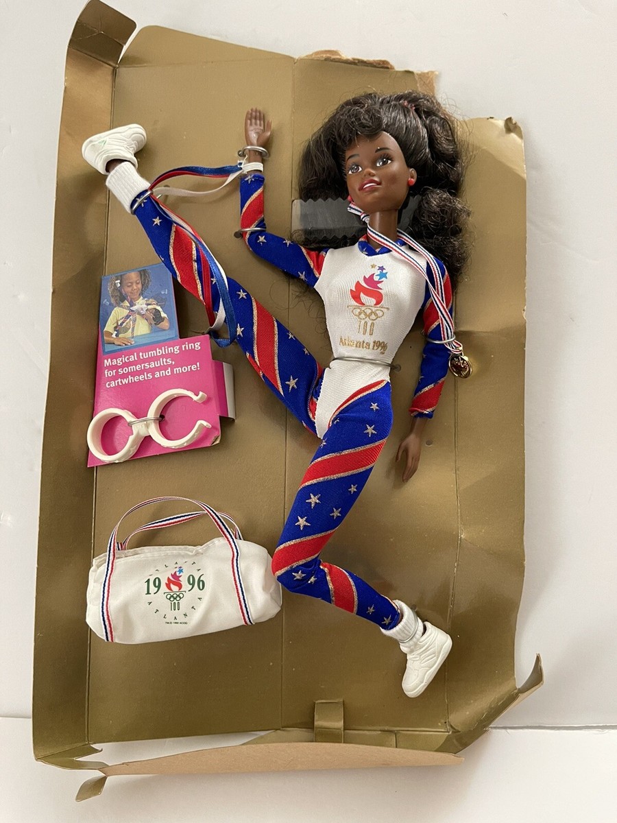 Barbie アトランタオリンピック Barbie Olympic Gymnast Doll Atlanta 1995 Mattel 15123 | eBay