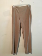 TALBOTS Size 8 Beige Pant Straight Cut Stylish Modern Women