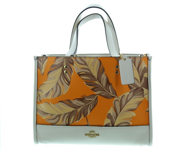 dempsey carryall with banana leaves print