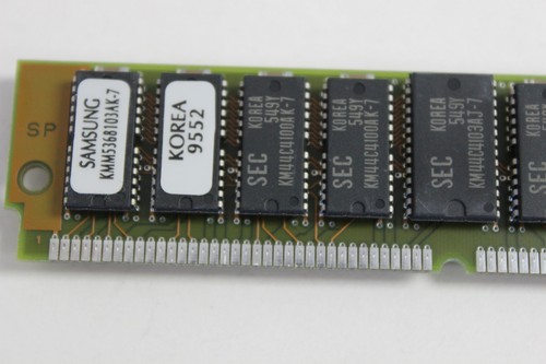 SAMSUNG KMM5368103AK-7 32MB 72 PIN 70NS SIMM WITH WARRANTY - Picture 2 of 3
