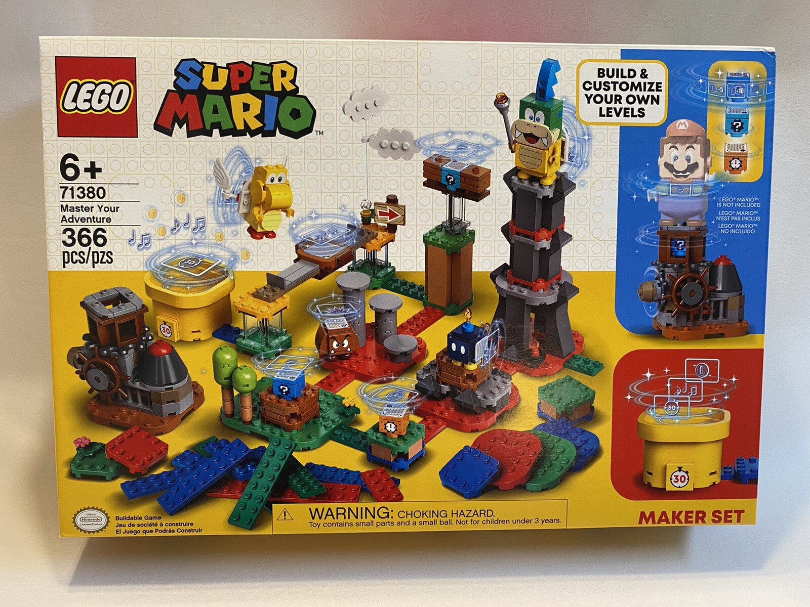 LEGO SuperMario: 71380 Master Your Adventure Maker Set *Retired 2021* New Sealed