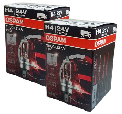 H4 24V 75/70W P43t TRUCKSTAR  PRO NEXT GEN +120%  2st OSRAM 64196TSP