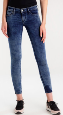 Diesel Skinzee Skinny Fit Jeans Dark Blue W27 L30 rrp £170 LS8 AA 08