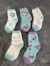 MOGGEI Kids Wool Winter Socks Thermal Cozy Crew Girls Youth Unicorn Snow 1-3T