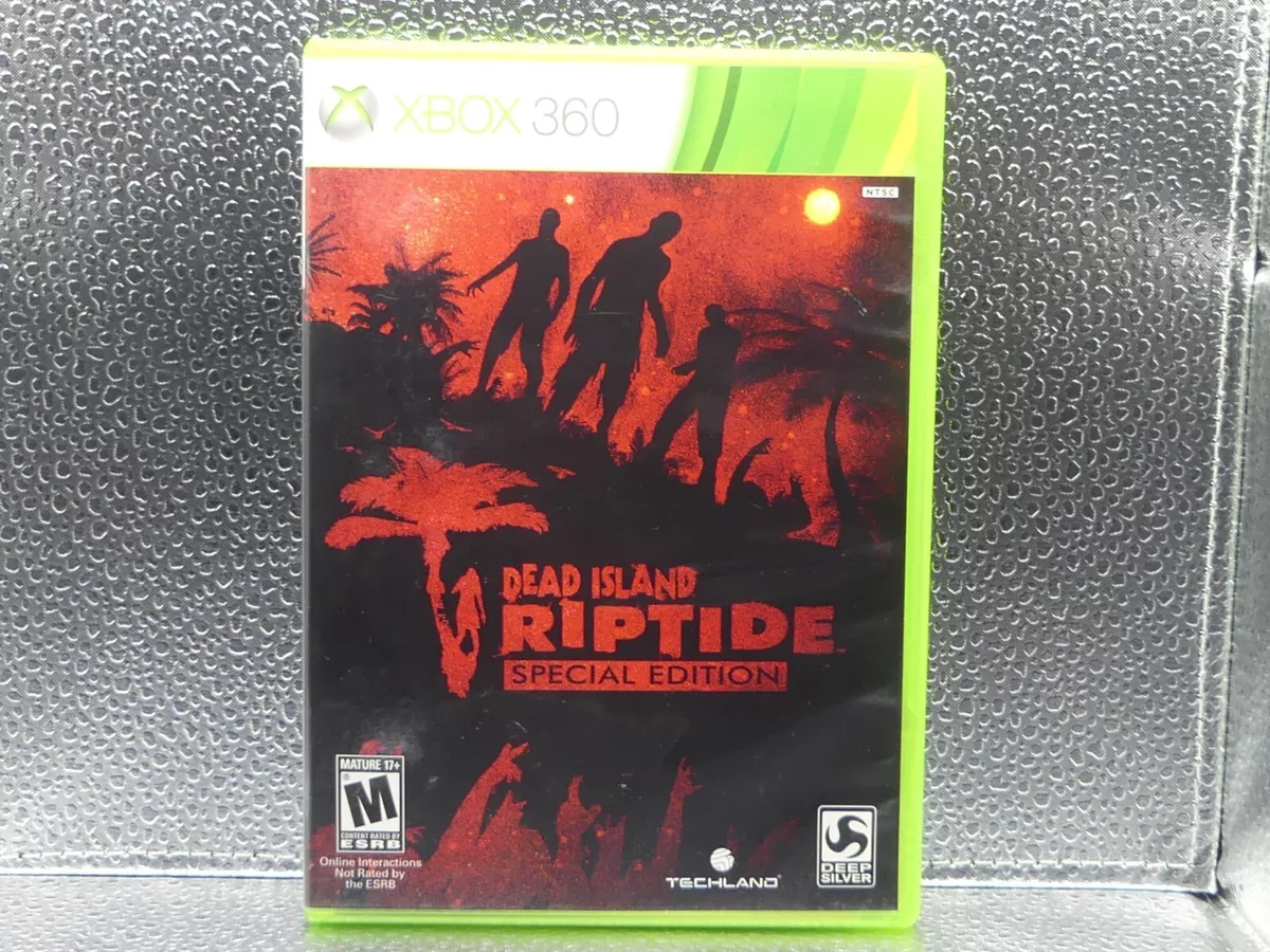 Xbox 360 Dead Island Riptide Special Edition Video Game Used With Manual