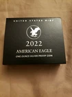 2022 American Eagle Silver Proof Coin (W) Mint Mark