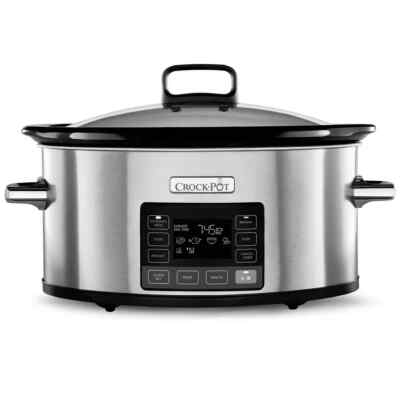 Crockpot TimeSelect Digitaler Schongarer | Programmierbare Digitalanzeige | 5,6 L