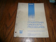 1989 Chrysler 2.22.5 Liter Efi Powertrain Diagnostic Procedures 81-699-9015
