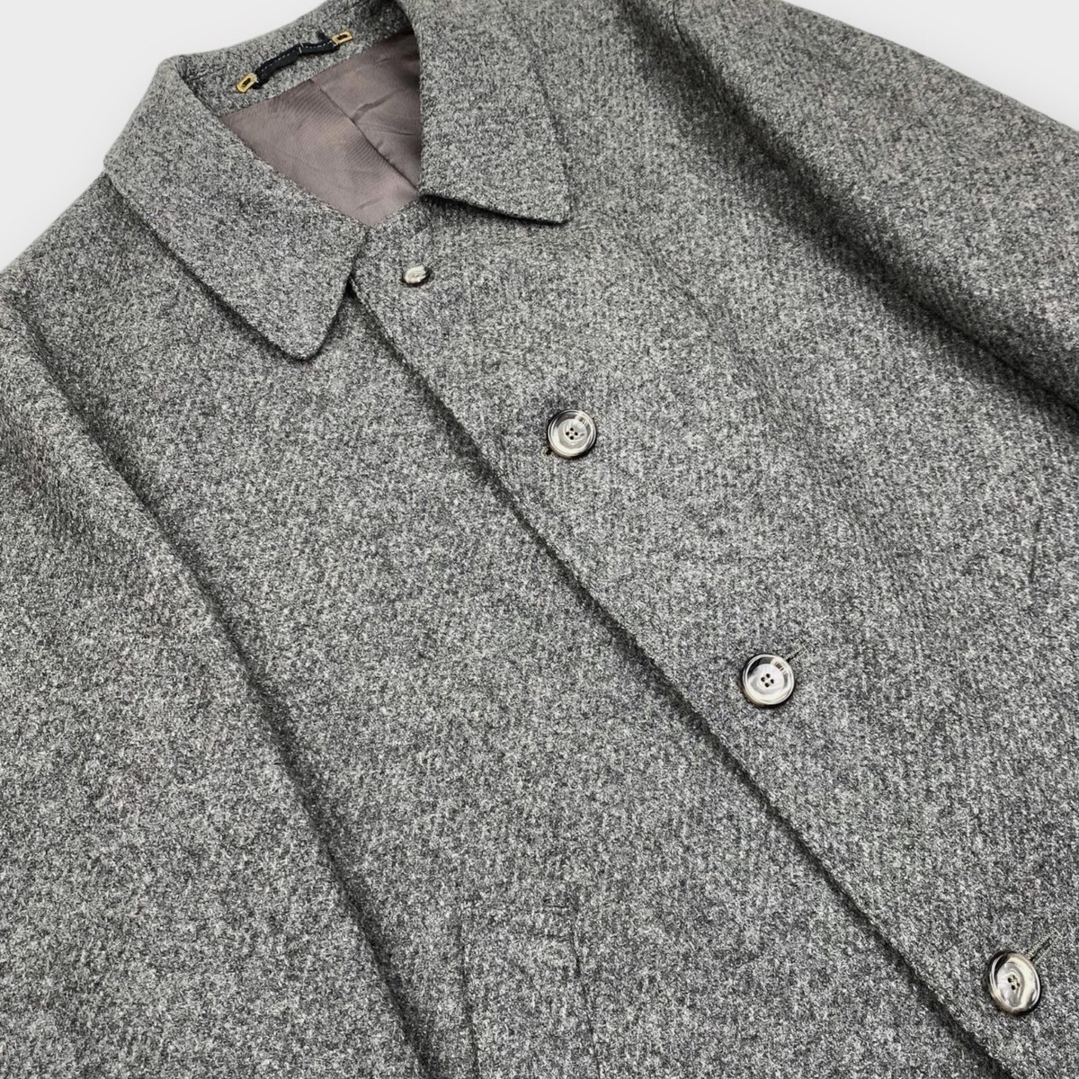 Kynoch Keith Scotland Coat 48L Wool Barleycorn Tweed Jacket Kynoch Keith Scotland Coat 48L Wool Barleycorn Tweed Jacket