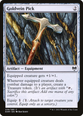 GOLDVEIN PICK x4 mtg NM-M Kaldheim 4 Common