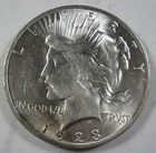 1923 Silver Peace Dollar-very choice unc (#426a)
