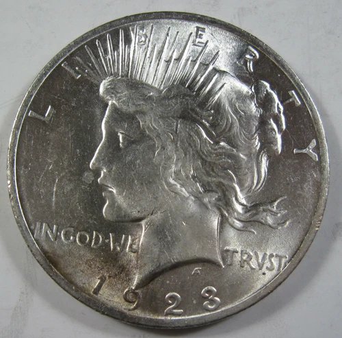 1923 Silver Peace Dollar-very choice unc (#426a)