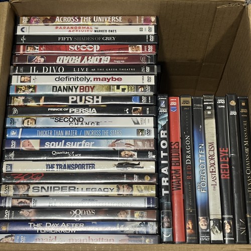 Lot of 60 Assorted Wholesale DVDs | Star Trek Batman James Bond 007 Comedy